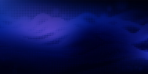 Obraz premium Digital Big Data Flow Particles Bokeh. AI Artificial Intelligence Technology and Machine Deep Learning Concept. Smooth Sound Wave Audio Visualization. Tech Art Science Presentation Vector.