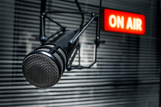 Microphone and on air sign