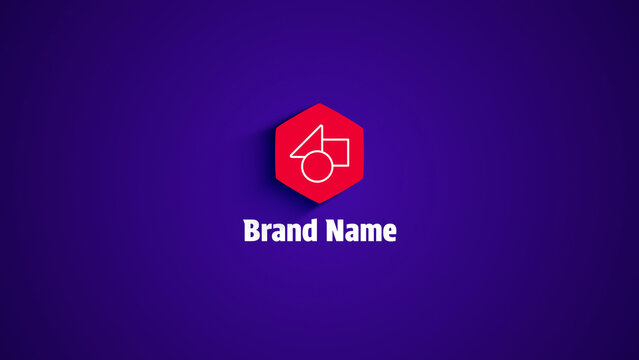 Flat Logo Animation | Minimalist Corporate Reveal Modern Business Intro Clean Identity Presentation