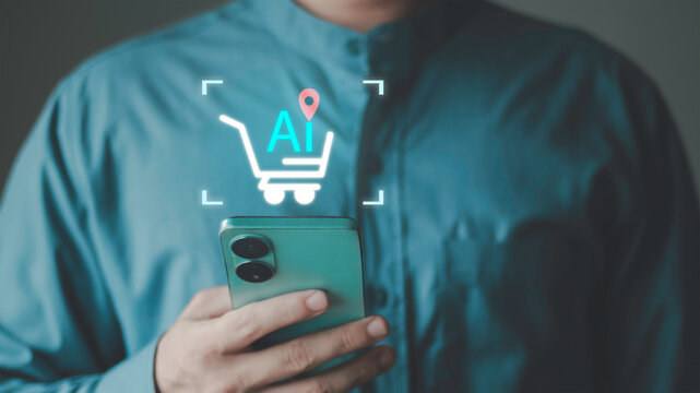 personalized recommendation, customer tracking, digital commerce optimization and mobile retail technology system. Artificial intelligence in online shopping, smart cart and location targeting