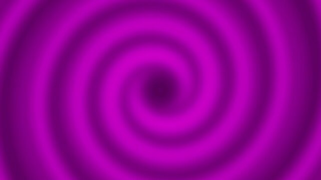 Abstract purple spiral blur illusion rotating loop animated background
