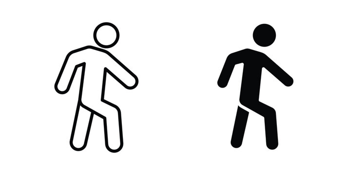man walking icon - vector illustration eps10