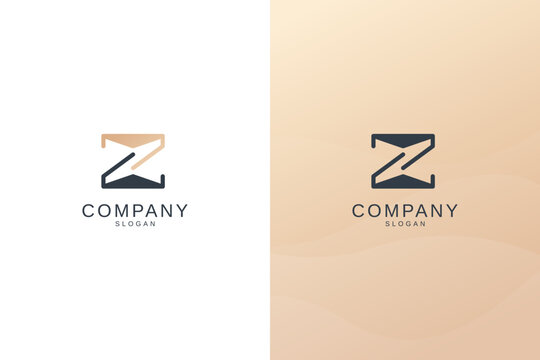 Letter Z logo alphabet vector symbol. Abstract initial letters Z monogram logo template, icon for business