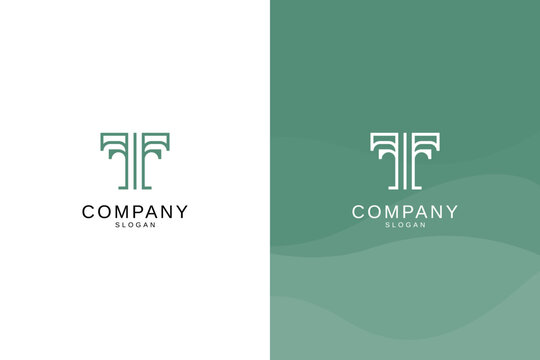 Letter T logo design for various types of businesses and company. colorful, modern, geometric letter T logo