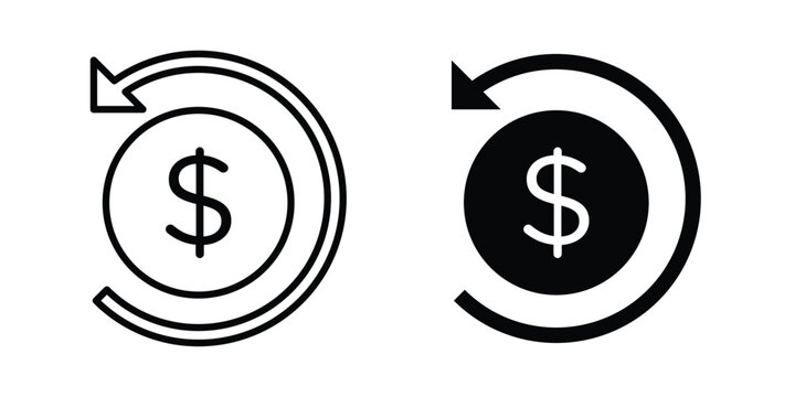 reimbursement icon - vector illustration eps10