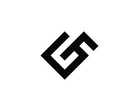GF Logo Design. GF