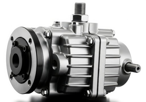 Black and white 3d computer tower vector icon isolated on white background