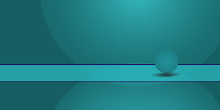 Vector, blue light color background empty studio space colored desk, display products with copy space for display design content. Authors to advertise products on websites,circles are just sweeteners