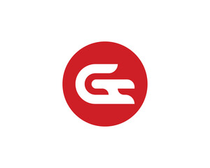Fototapeta premium GH HG Logo Design