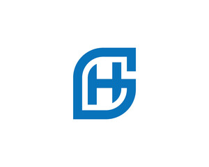 Obraz premium GH HG Logo Design