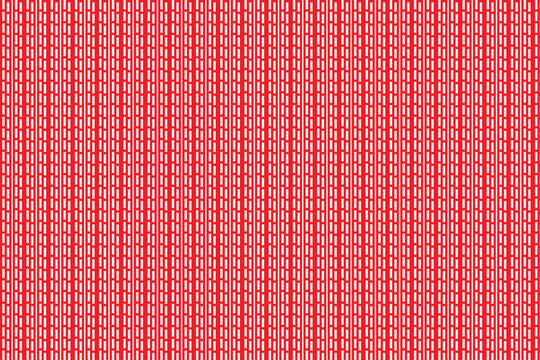 Seamless Red and White Micro Dotted Stripe Abstract Pattern Wallpaper