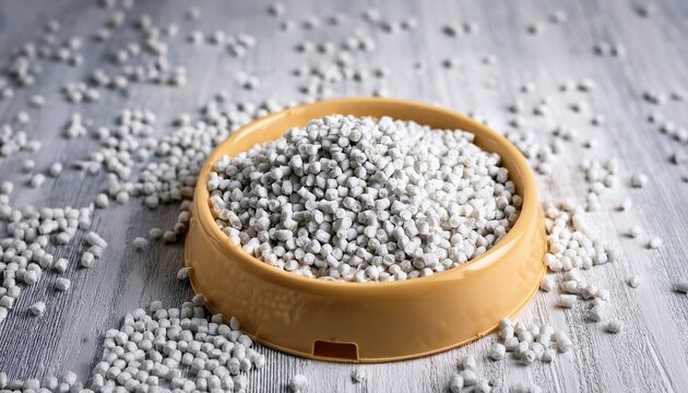 cat or dog granules for the toilet white pet litter