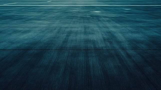 Asphalt surface of an industrial airfield runway dividing lines