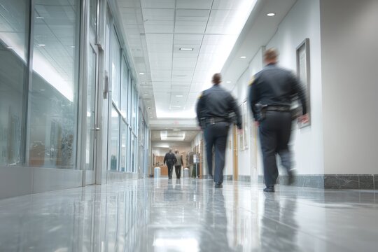 Dynamic escort in modern legal facility
