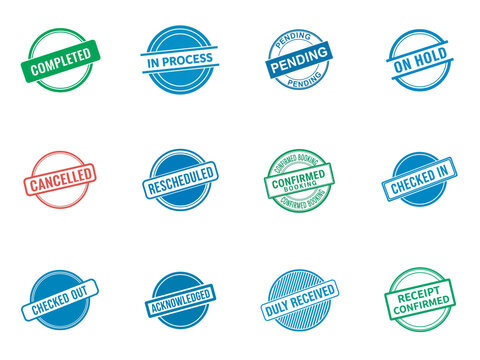 Business process flowchart with status badges for project management and workflow visualization