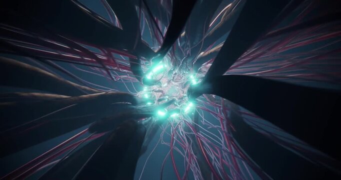 Abstract energy pulses in deep space loop