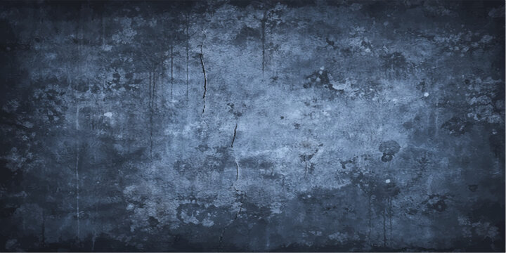 Dark vintage grunge concrete wall texture background with dirty aged rough stone surface and blank gray wallpaper design