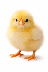 Fototapeta premium baby chicken on white background