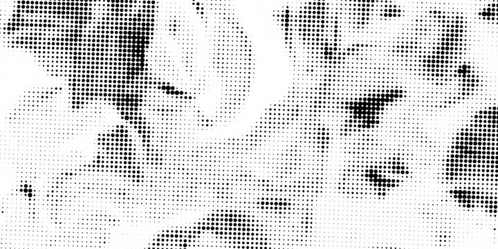 Black halftone dots create a smooth gradient fading upward into a white background, forming a clean abstract texture.