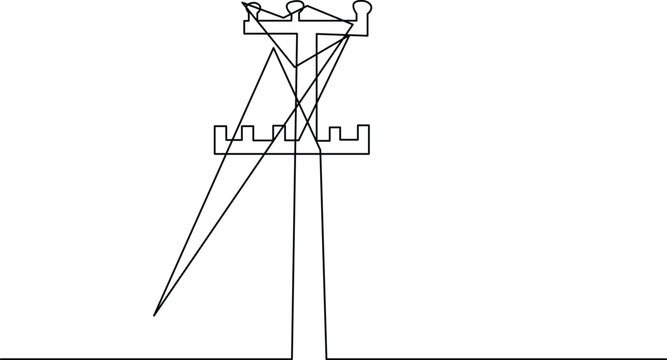 Medieval knight on a castle battlement with a crossbow Vector