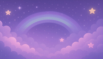 パープルのゆめかわ背景