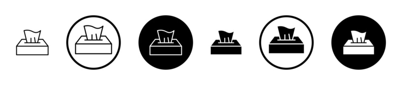 Box tissue icon, template for graphic or web design. vector illustration