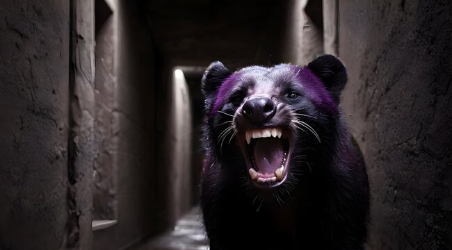 an aura of purple elusive spring bloom in the wolverine  
