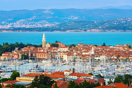 Izola town on Adriatic coast of Slovenian Istria, Slovenia