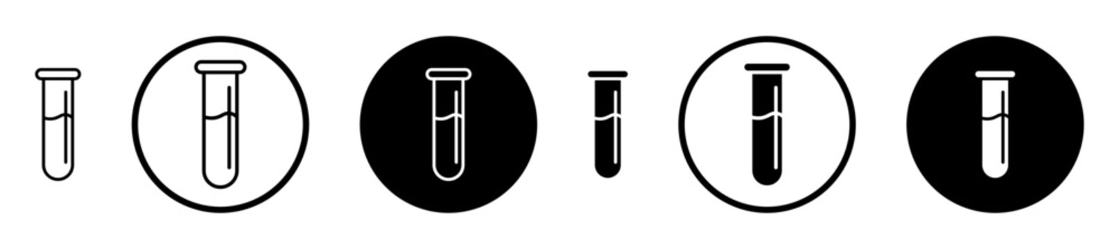 Chemical Tube icon, template for graphic or web design. vector illustration