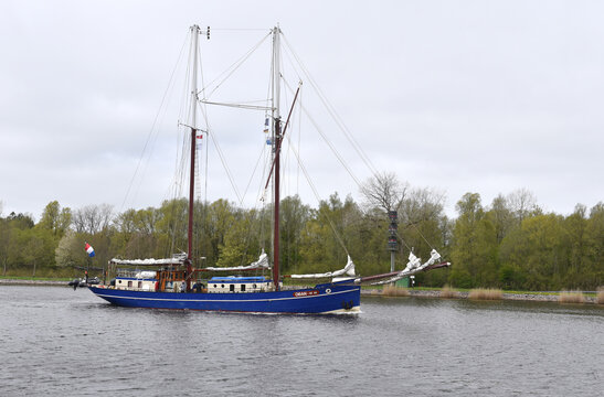  Gro&szlig;segler OBAN im Nord-Ostsee-Kanal 