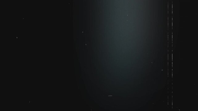 Old film frame overlay with faint blue light leak vertical scratches and dark vintage texture for video editing