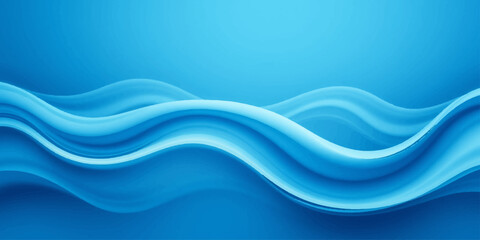 Obraz premium Clean abstract blue wave background design with wavy lines and liquid motion curves creating a modern vector art wallpaper texture for a sea or ocean inspired backdrop