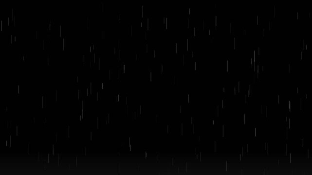 Rain Overlay - Natural Falling Water Drops 4K Seamless Loop