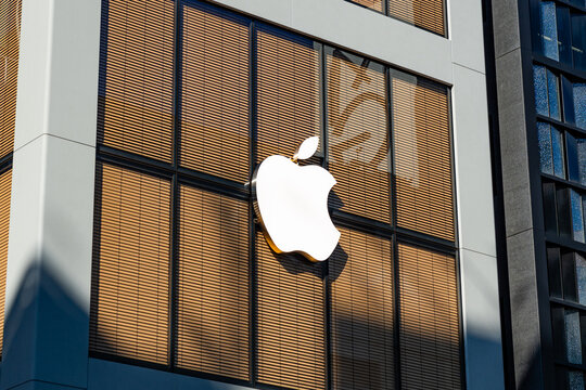 Tokyo, Japan-January 15, 2026: Apple Store corporate office sign.