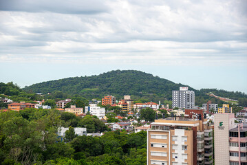 Obraz premium urban landscape of Santa Maria RS, southern Brazil.