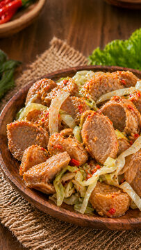 Spicy Sausage Stir Fry with Cabbage and Chili Seasoning
