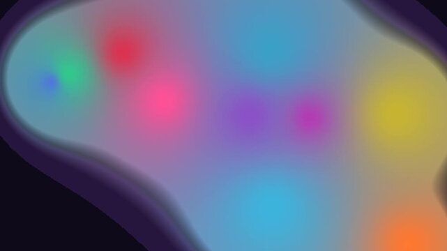 Seamless Looping Organic Blob Background