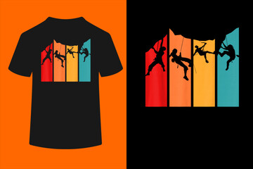 Boulder Sport Hobby Climber Retro Rock Climbing T-Shirt  © ben