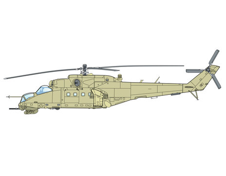 Russicher Kampfhubschrauber