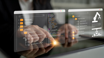 File system organizes AI and robotics programming resources, enabling efficient STEM learning and innovation Parse © InfiniteFlow