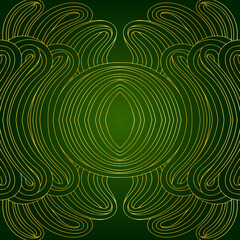 Fototapeta premium Seamless abstract symmetrical linear pattern