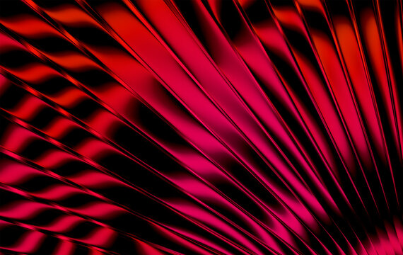 Dynamic Gradient Composition Featuring Red to Black Metallic Waves