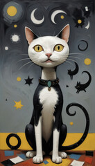 Black and white cat © rolffimages
