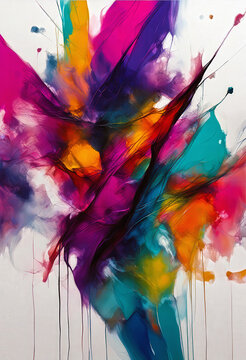 Watercolor or ink art