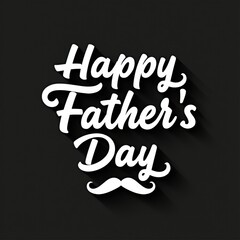 Obraz premium Happy Father's Day Greeting Card Design