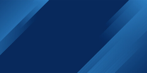 Obraz premium modern blue abstract background with elegant bright diagonal lines