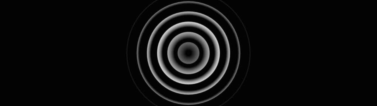Radio waves waves background. network tower produced radio wave concept. Radio Waves in Circle Form,