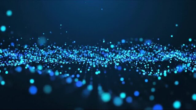 Minimal AI Particle Background Loop for Presentations