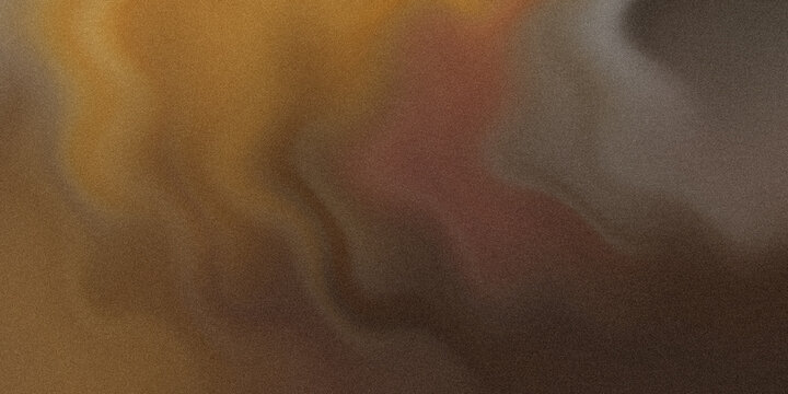 Abstract grainy gradient texture with warm brown and golden tones