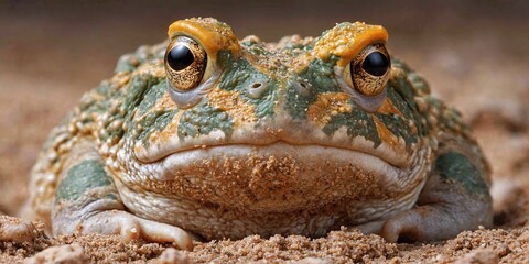 Fototapeta premium psychedelic toad - colorado river toad (sonoran desert toad) 